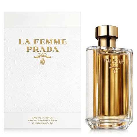 prada la femme praad eau de parfum 100ml spray|Prada la femme 100ml.